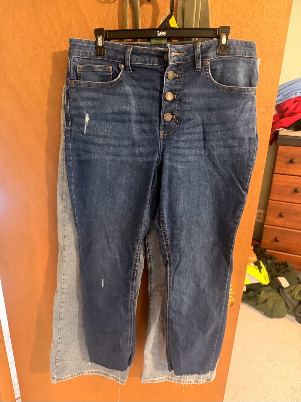LC Lauren Conrad Blue Skinny Jeans
